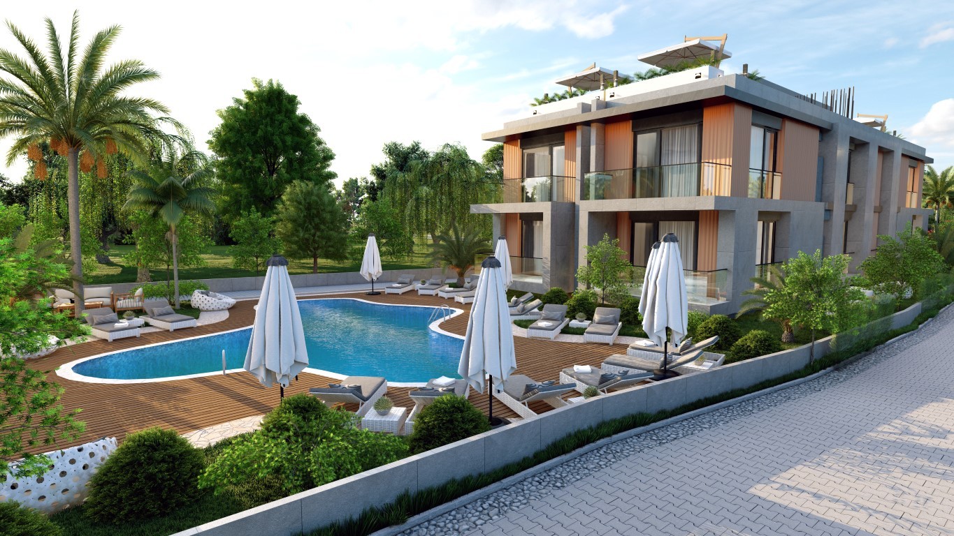 New residence in Northern Cyprus in the picturesque foothills of Alsanjak, apartments 1+1, 2+1 - Фото 10