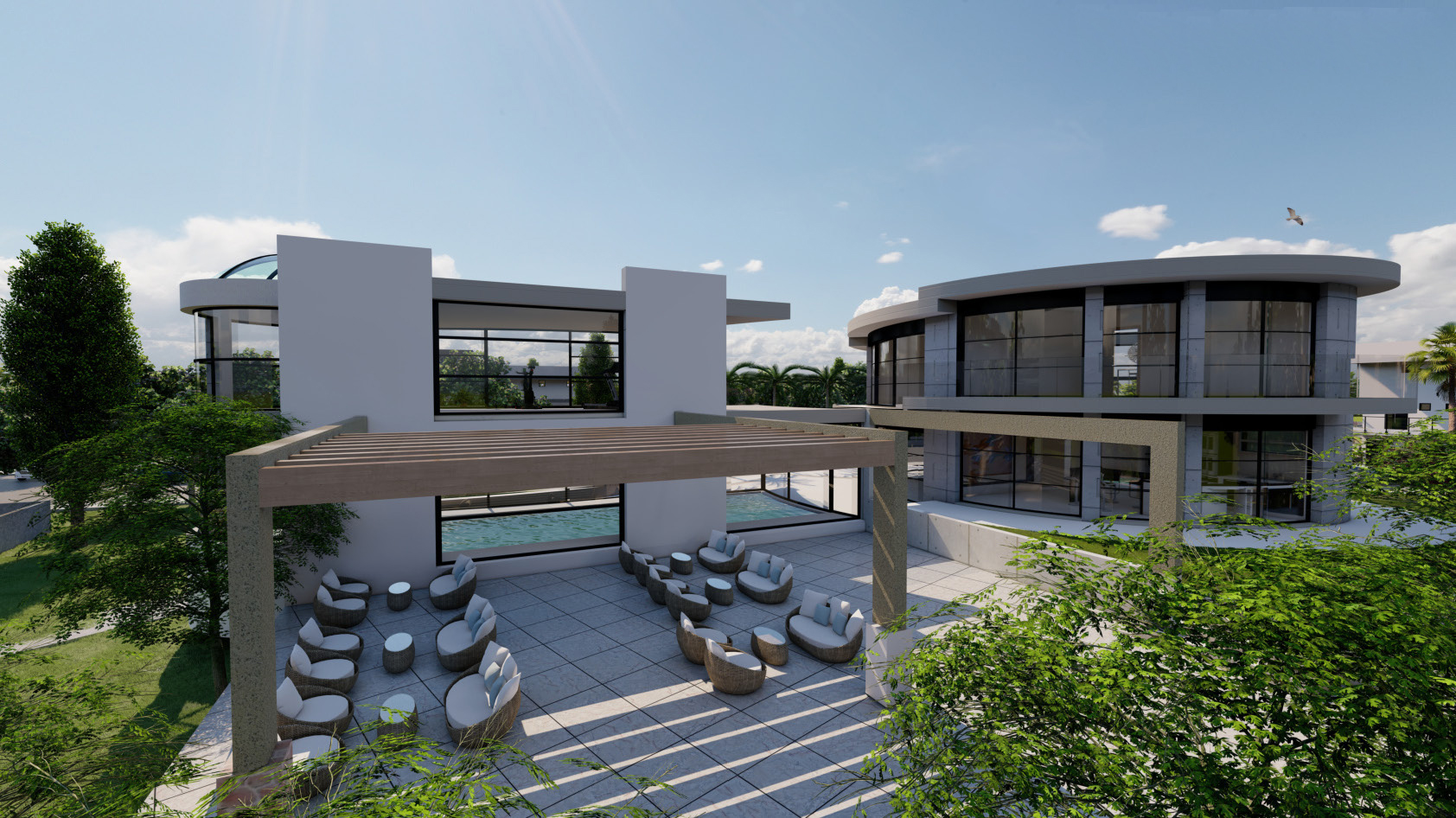 New modern residential complex in Northern Cyprus offering apartment and villa options - Фото 9