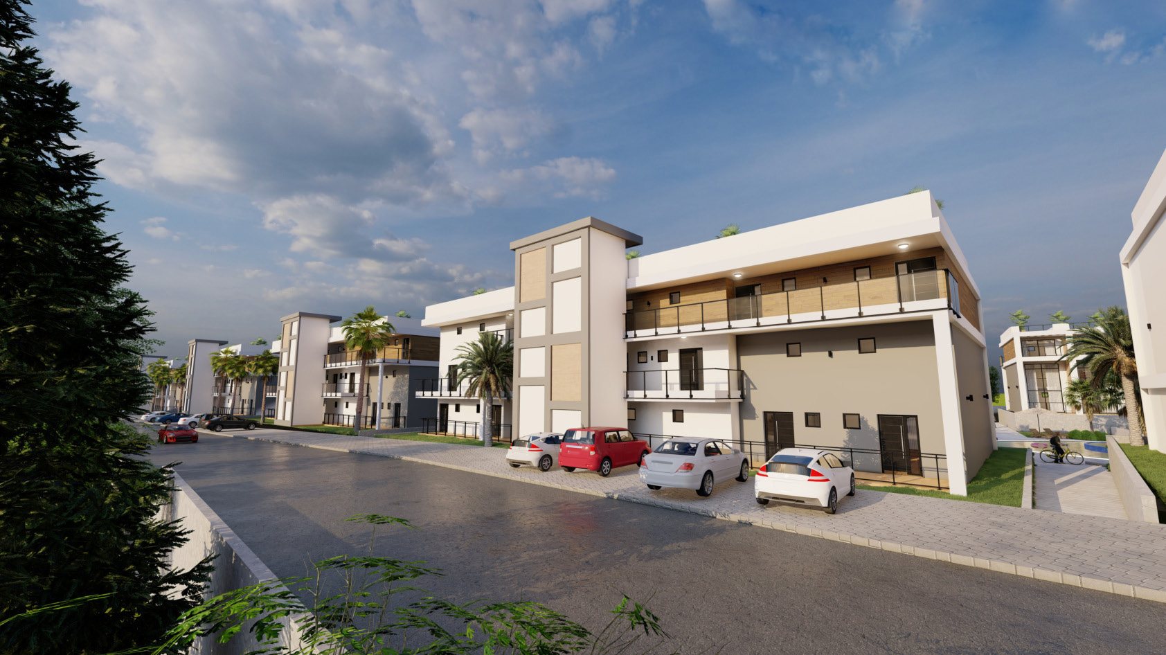 New modern residential complex in Northern Cyprus offering apartment and villa options - Фото 11