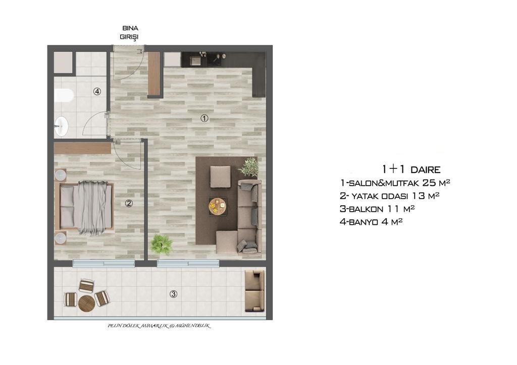 New high-rise project in Mersin, near the sea (350 m) - Фото 16