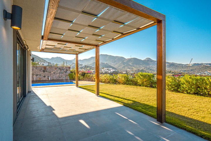 New complex of villas in Bodrum, with panoramic views of the sea and mountains - Фото 7