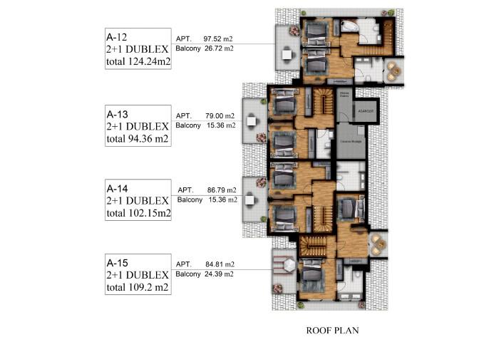 Apartments 1+1, 2+1 in Alanya, Oba district - Фото 12