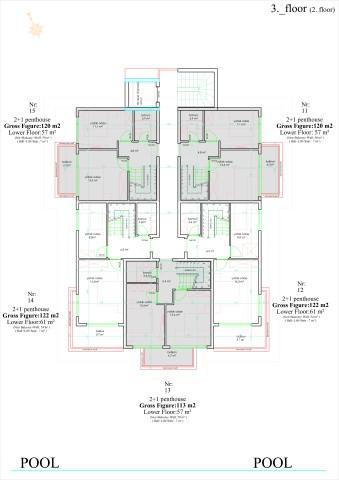 New residence under construction in the heart of Alanya - cleopatra beach area - Фото 29