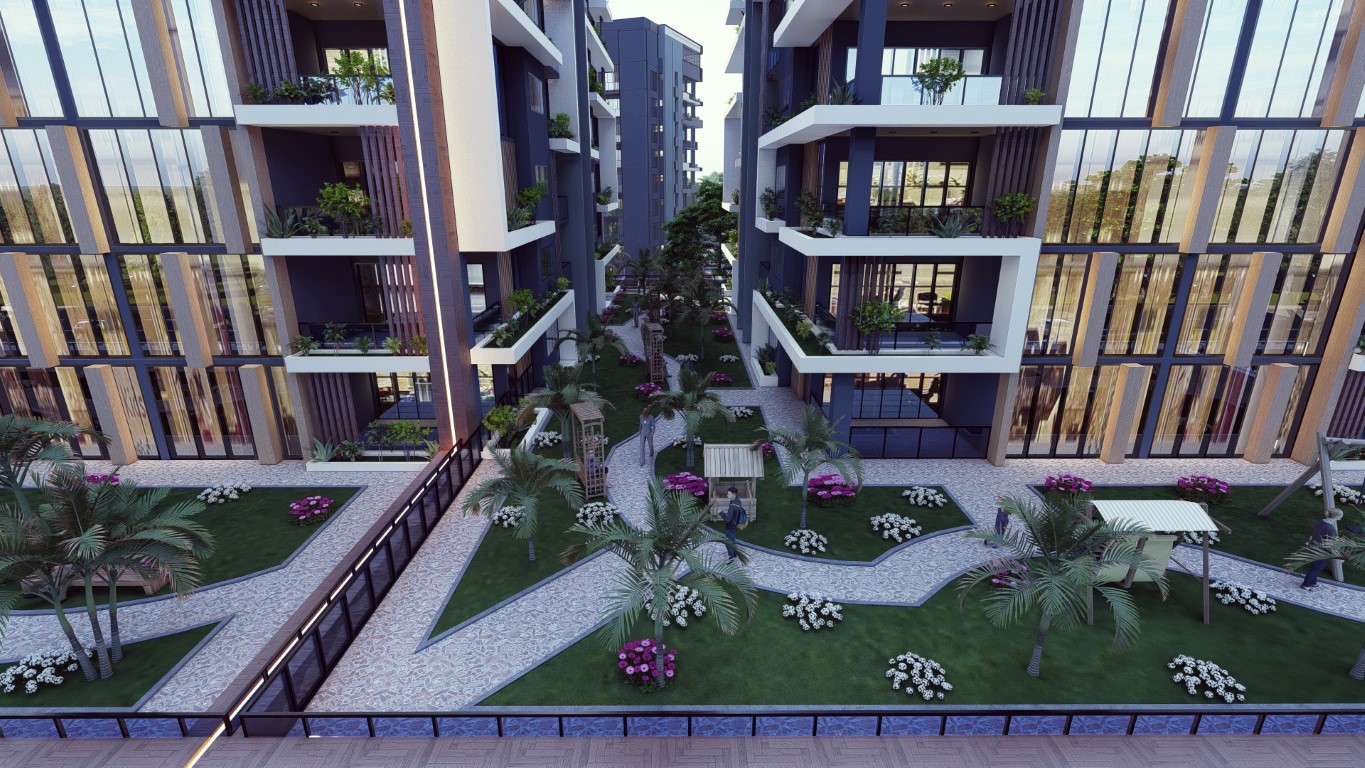 Large-scale project in modern style in Tomyuk district, Mersin - Фото 12