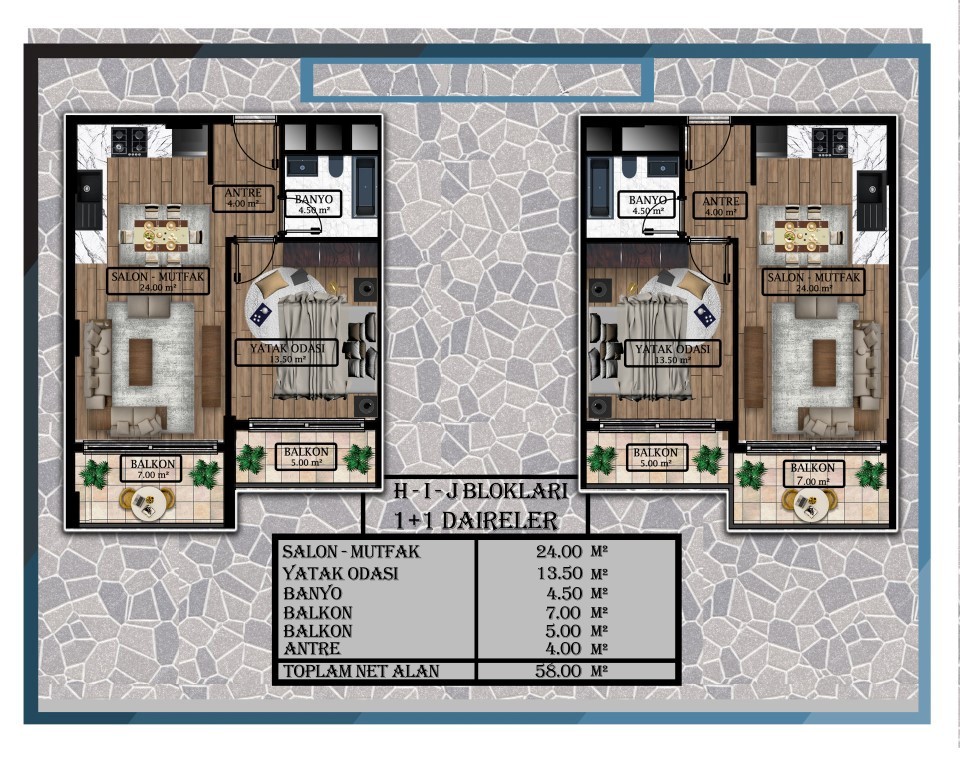 Large-scale project in modern style in Tomyuk district, Mersin - Фото 47