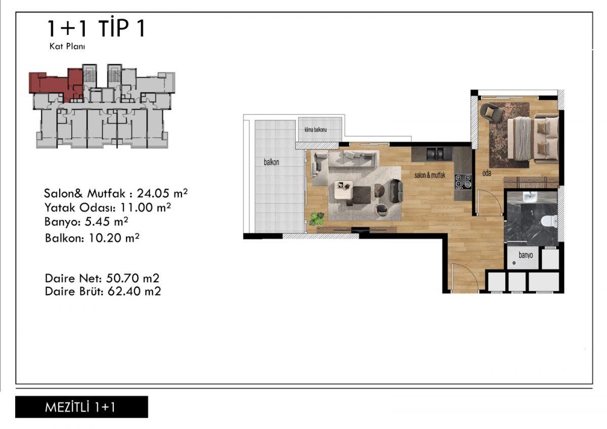 New residential development for investment in Mezitli district - Фото 22