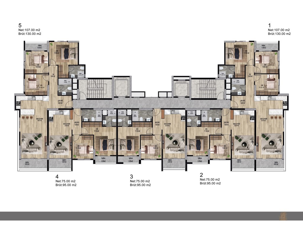 Modern complex with spacious layouts in the Teje area - Фото 11