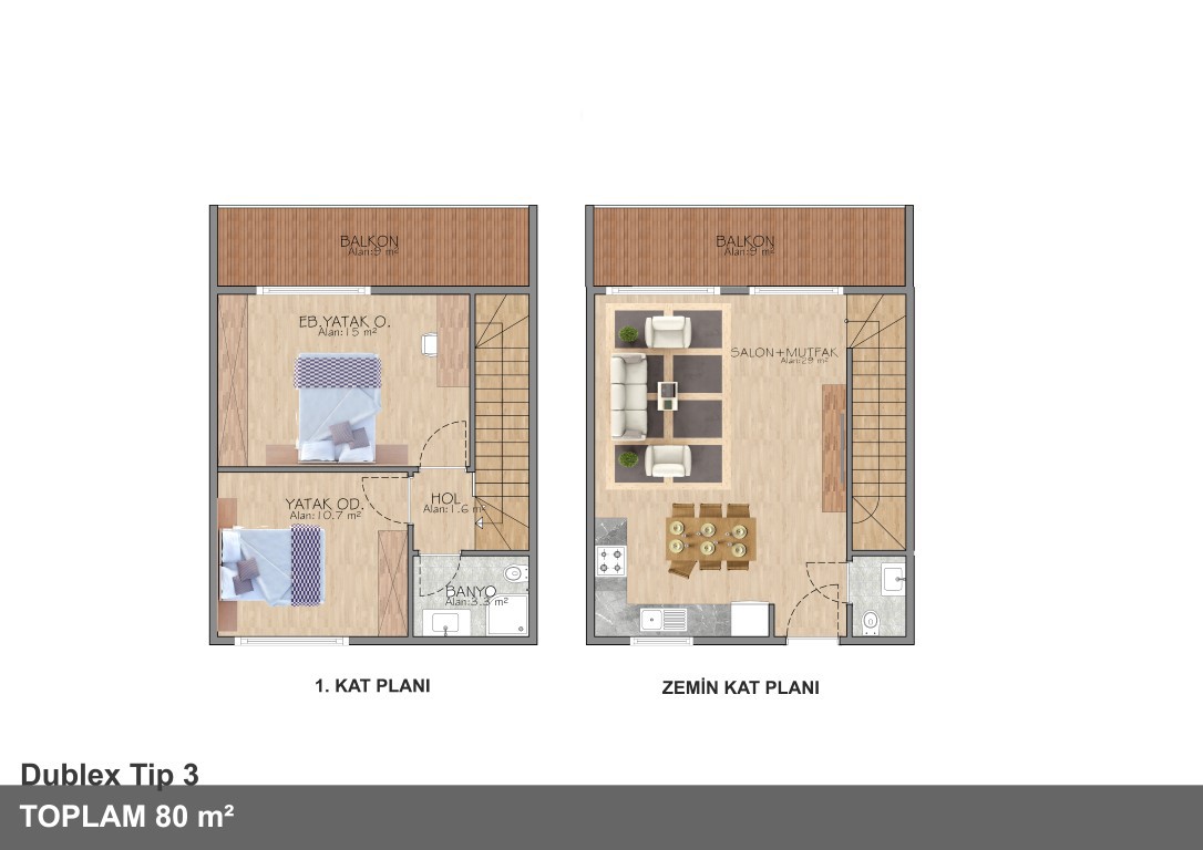 New project in Northern Cyprus, in the city of Lapta, apartments in 1+1, 2+1 - Фото 17