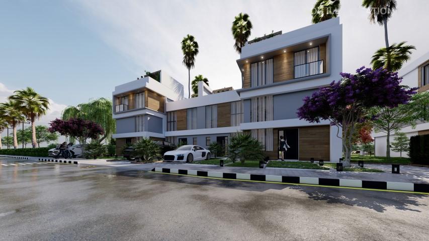 New modern residential complex in Northern Cyprus offering apartment and villa options - Фото 14