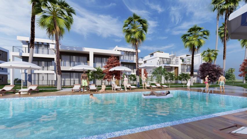 New modern residential complex in Northern Cyprus offering apartment and villa options - Фото 16