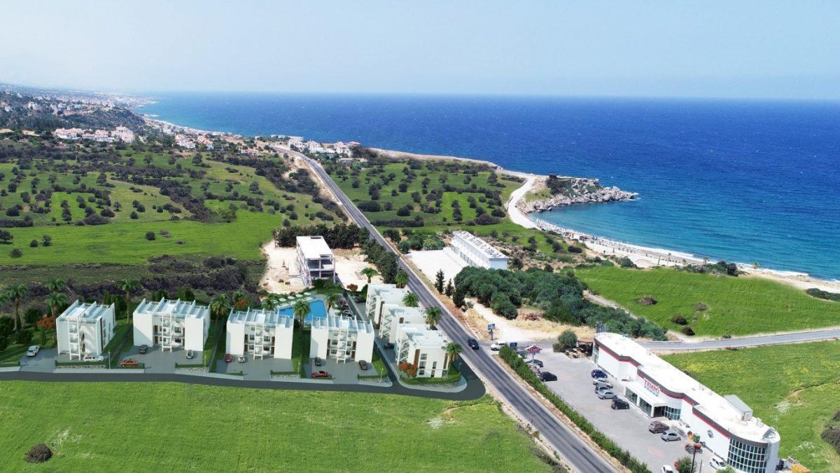 Project of a modern residential complex in Northern Cyprus in the area of Esentepe, apartment layout 2+1 - Фото 3