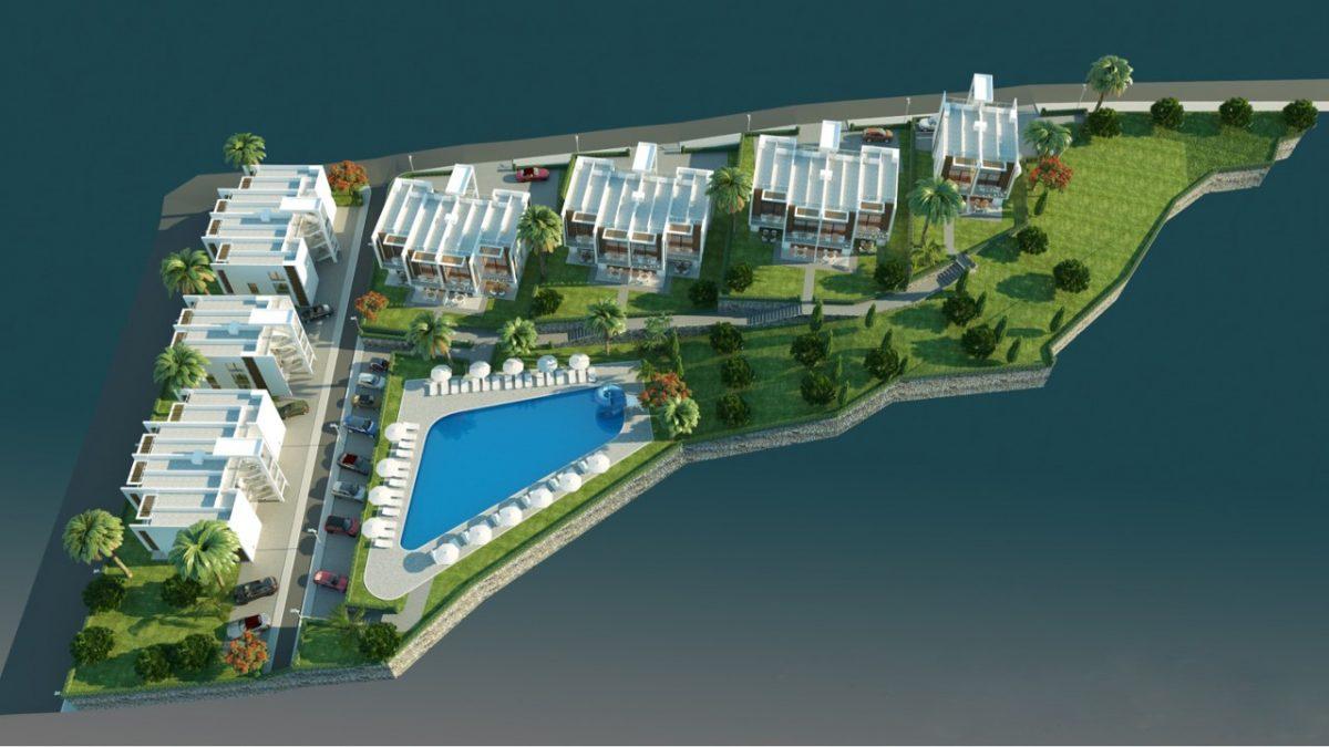 Project of a modern residential complex in Northern Cyprus in the area of Esentepe, apartment layout 2+1 - Фото 5