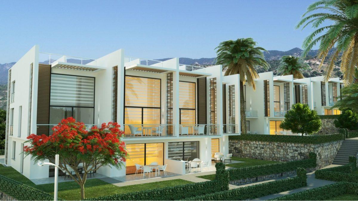 Project of a modern residential complex in Northern Cyprus in the area of Esentepe, apartment layout 2+1 - Фото 6