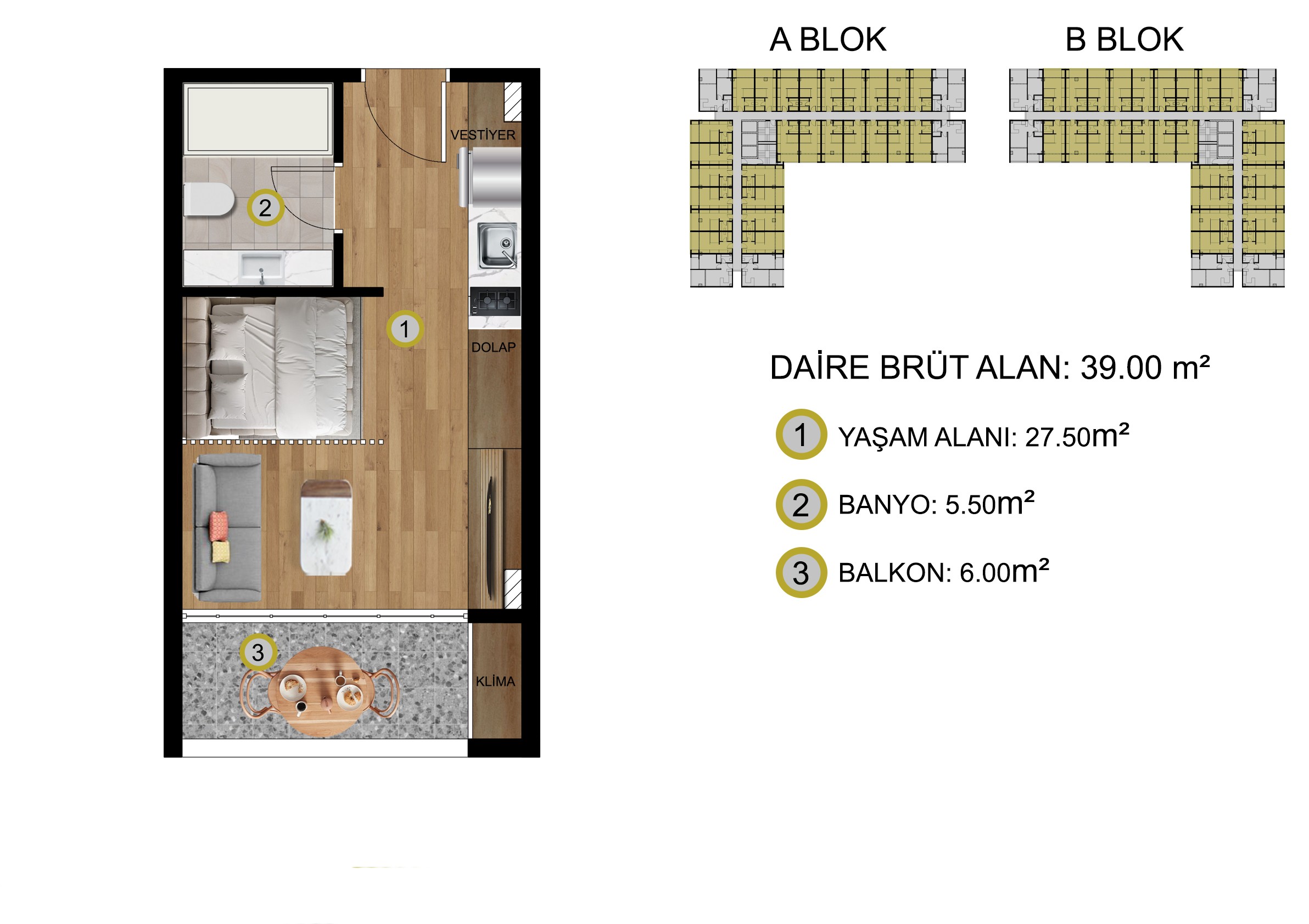 New modern complex in Tomyuk district with apartments 0+1 and 1+1 - Фото 10