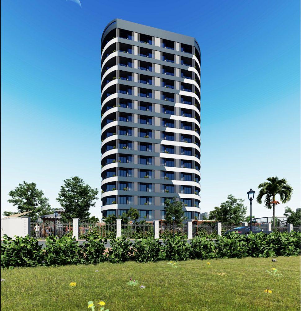 New high-rise residential complex with apartments 1+1 by the sea - Фото 5