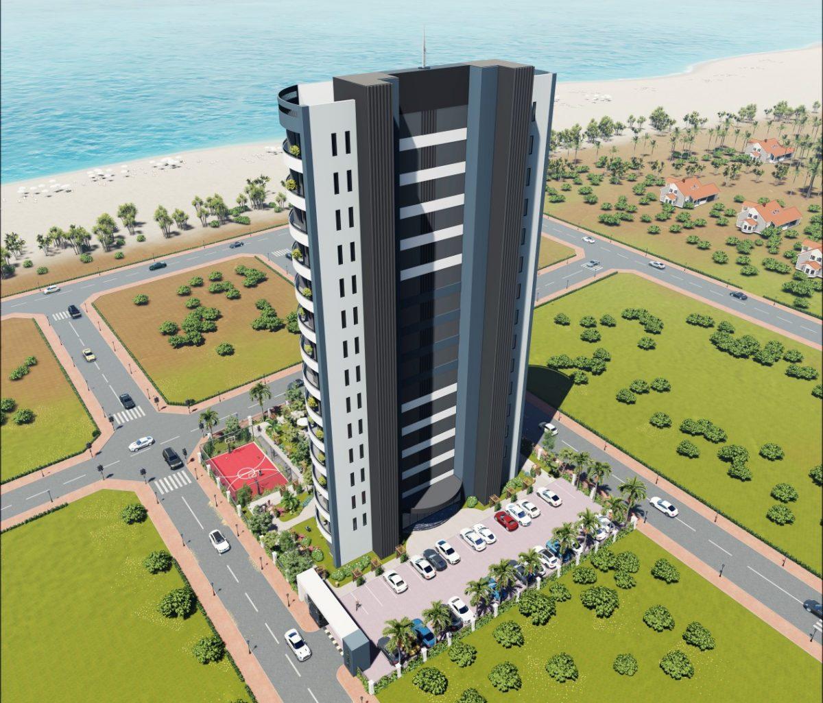 New high-rise residential complex with apartments 1+1 by the sea - Фото 10