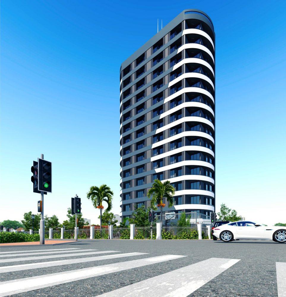 New high-rise residential complex with apartments 1+1 by the sea - Фото 3