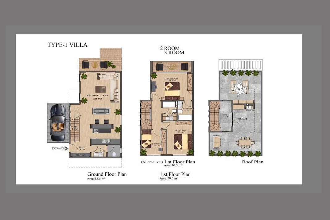 Villa complex in Northern Cyprus in the most picturesque part of the island 10 km from Kyrenia - Фото 13