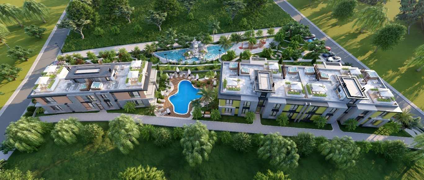 New residence in Northern Cyprus in the picturesque foothills of Alsanjak, apartments 1+1, 2+1 - Фото 2