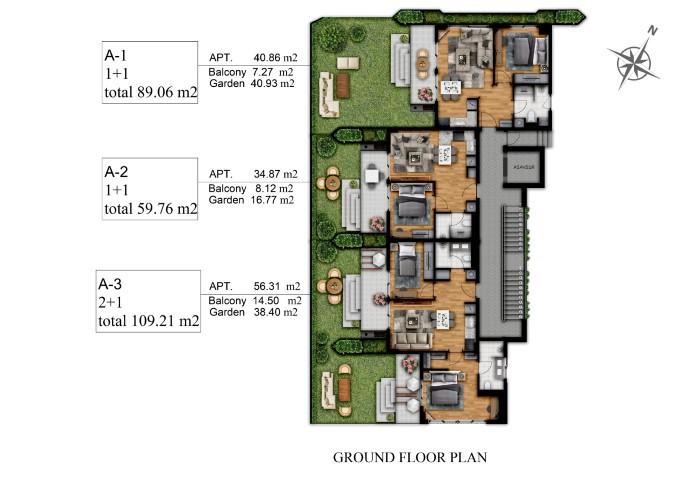 Apartments 1+1, 2+1 in Alanya, Oba district - Фото 7