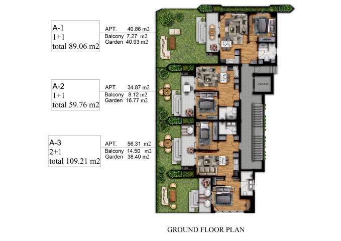 Apartments 1+1, 2+1 in Alanya, Oba district - Фото 8