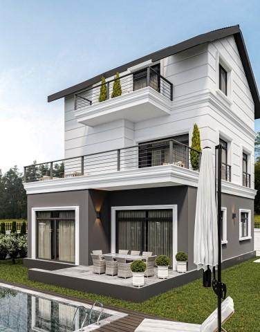 Design of new 4+1 villas in Antalya, Kadriye district - Фото 8