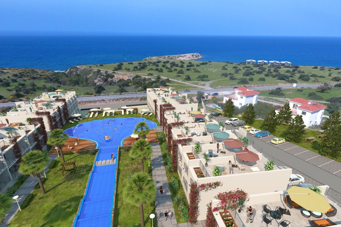 New project in Northern Cyprus elite class apartment floor plan 35 m2 - Фото 5