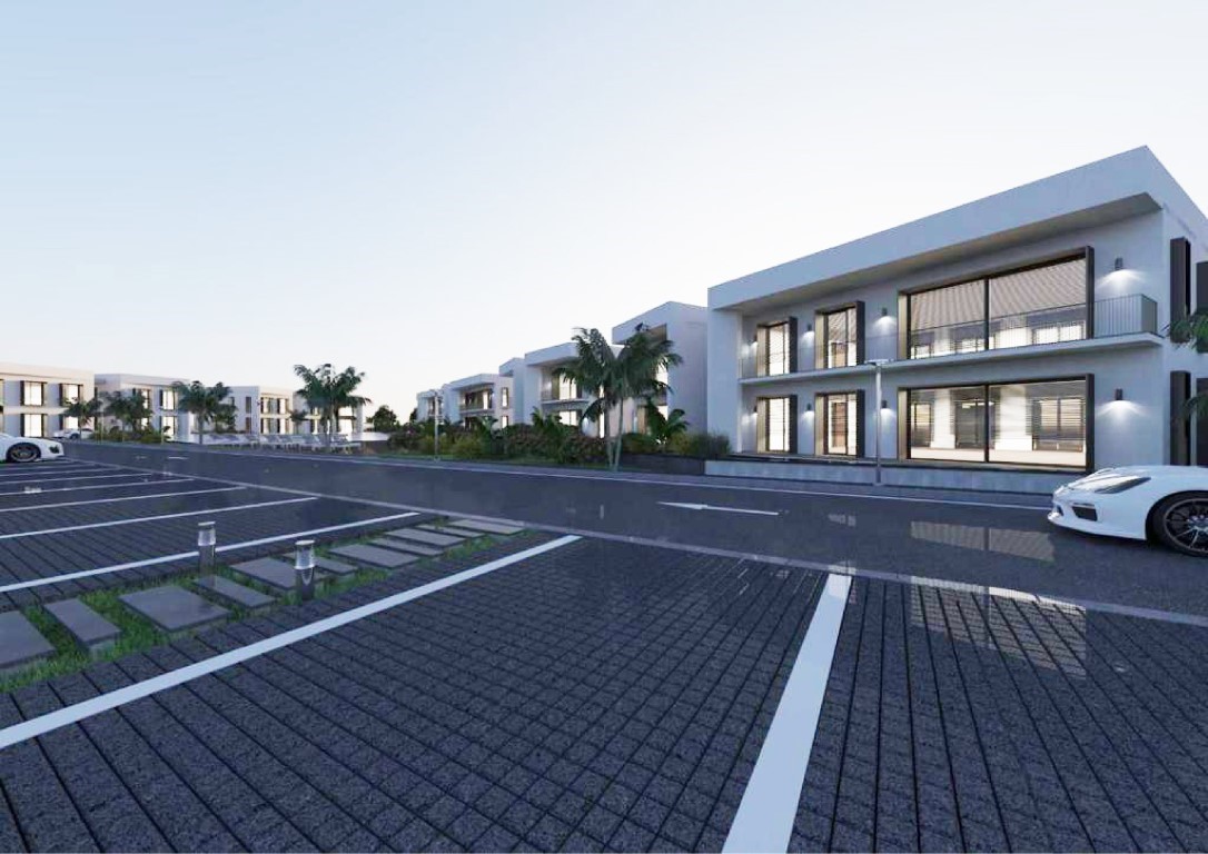 Project of a modern residential complex in Northern Cyprus, apartment layout 2+1, 4+1 - Фото 6