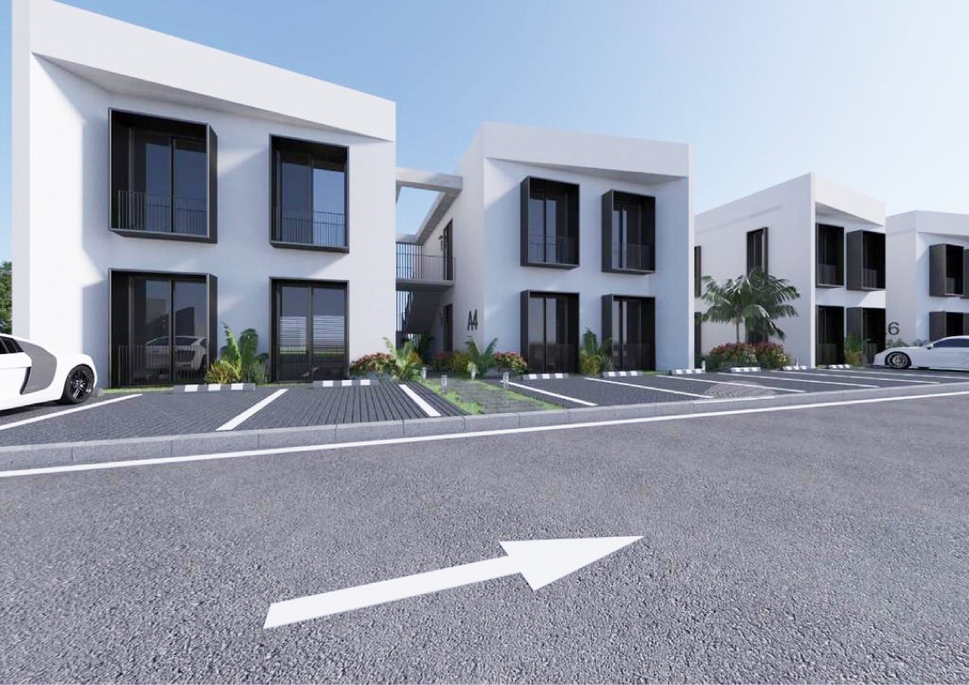 Project of a modern residential complex in Northern Cyprus, apartment layout 2+1, 4+1 - Фото 7