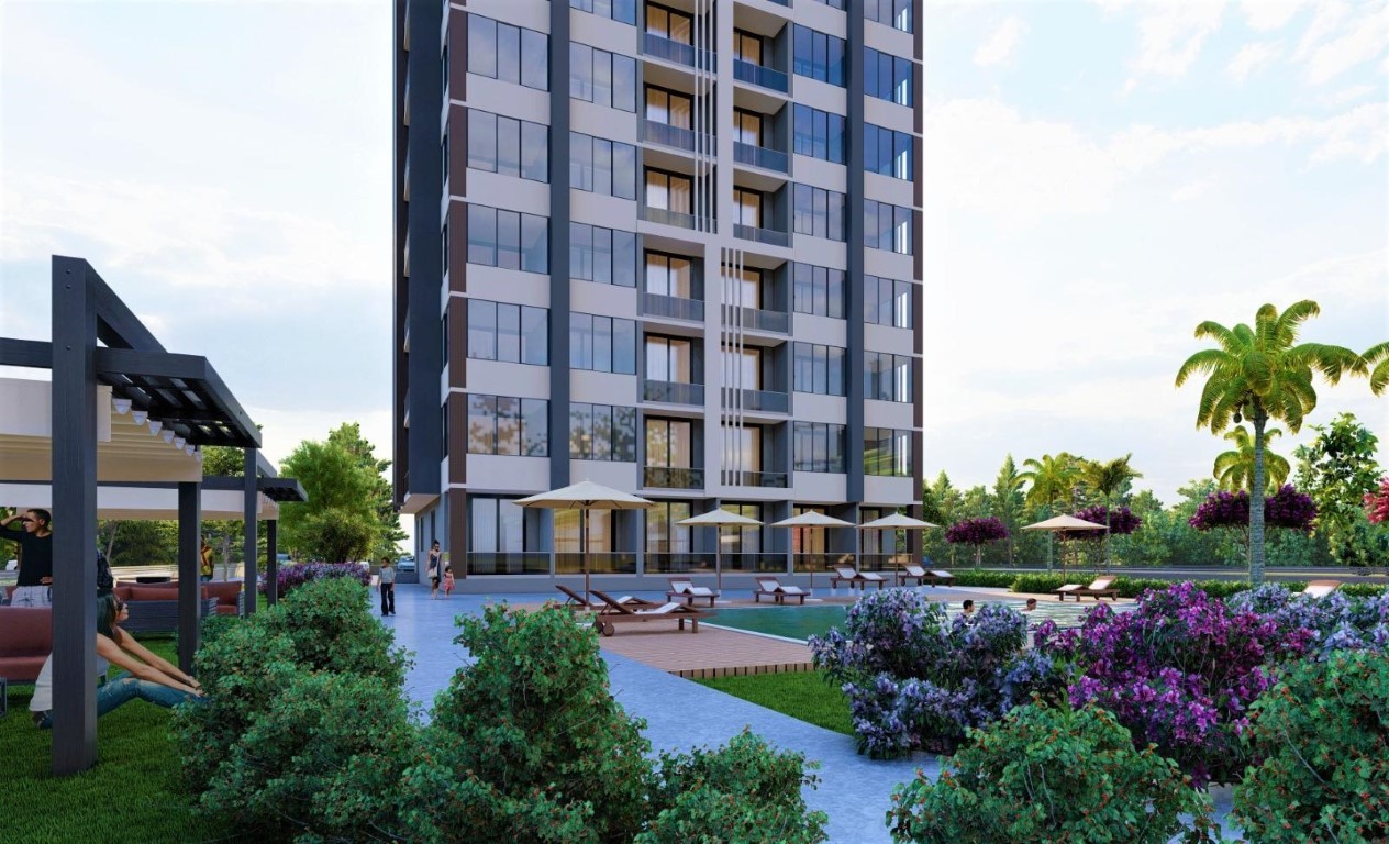 New cosy residential complex in Mersin, 1+1, 2+1 apartments - Фото 4