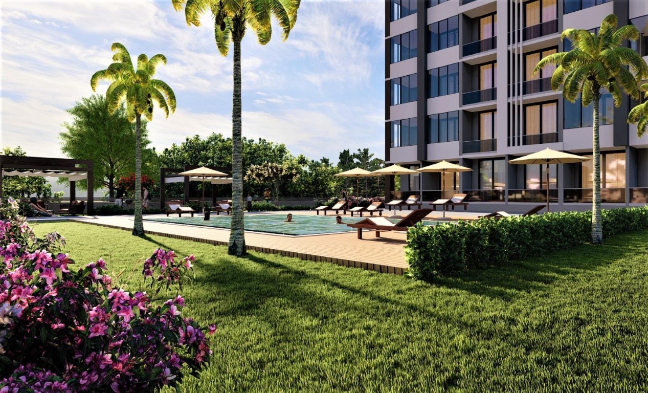 New cosy residential complex in Mersin, 1+1, 2+1 apartments - Фото 5