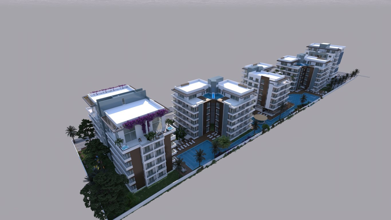 North Cyprus Residential Complex Project, 1+1, 2+1, 3+1 - Фото 3