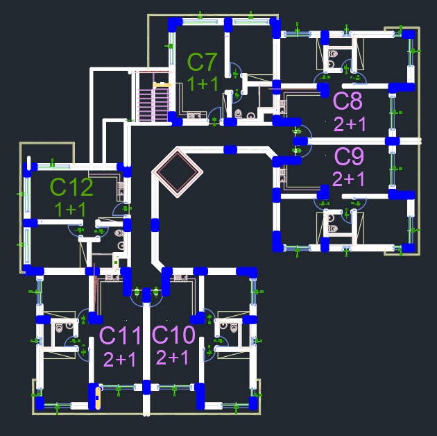 North Cyprus Residential Complex Project, 1+1, 2+1, 3+1 - Фото 26