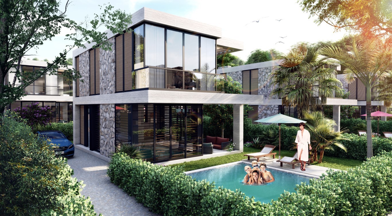 Villa complex 3+1 in Bodrum, with own swimming pool - Фото 16