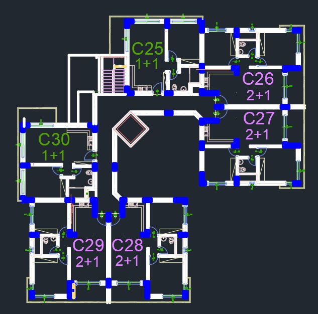 North Cyprus Residential Complex Project, 1+1, 2+1, 3+1 - Фото 25