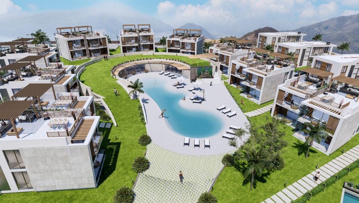 New project of villas and apartments in Northern Cyprus with sea view, Kyrenia town - Фото 5