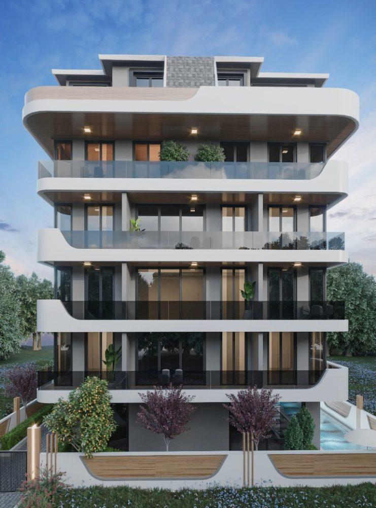 Penthouse layout 2+1 78 m2 next to Cleopatra beach - Фото 4