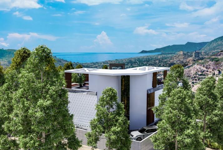 Project of new luxury villas with private pool and sea and mountain views, Kargyjak district - Фото 6