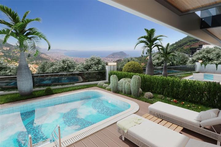 Complex villas 3+1 in Tepe with swimming pool and mountain views - Фото 6