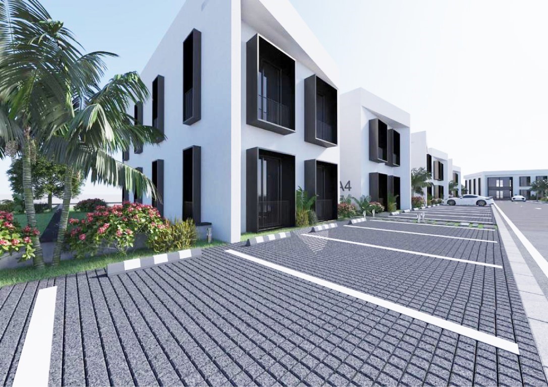 Project of a modern residential complex in Northern Cyprus, apartment layout 2+1, 4+1 - Фото 8