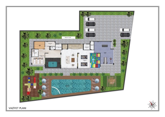 New project in Oba district with modern infrastructure and plans 1+1, 2+1 and 3+1 - Фото 42