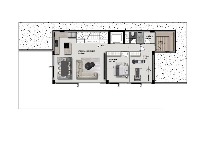 Construction of villas in the Bektas area, 5+2 apartments - Фото 9