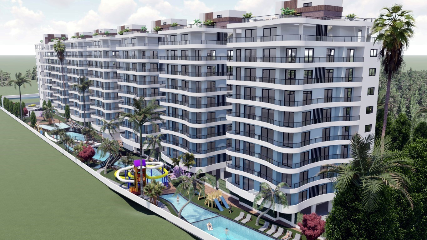 New high-rise residential complex in Northern Cyprus, with 2+1 and 3+1 apartments, Tatlisu district - Фото 4