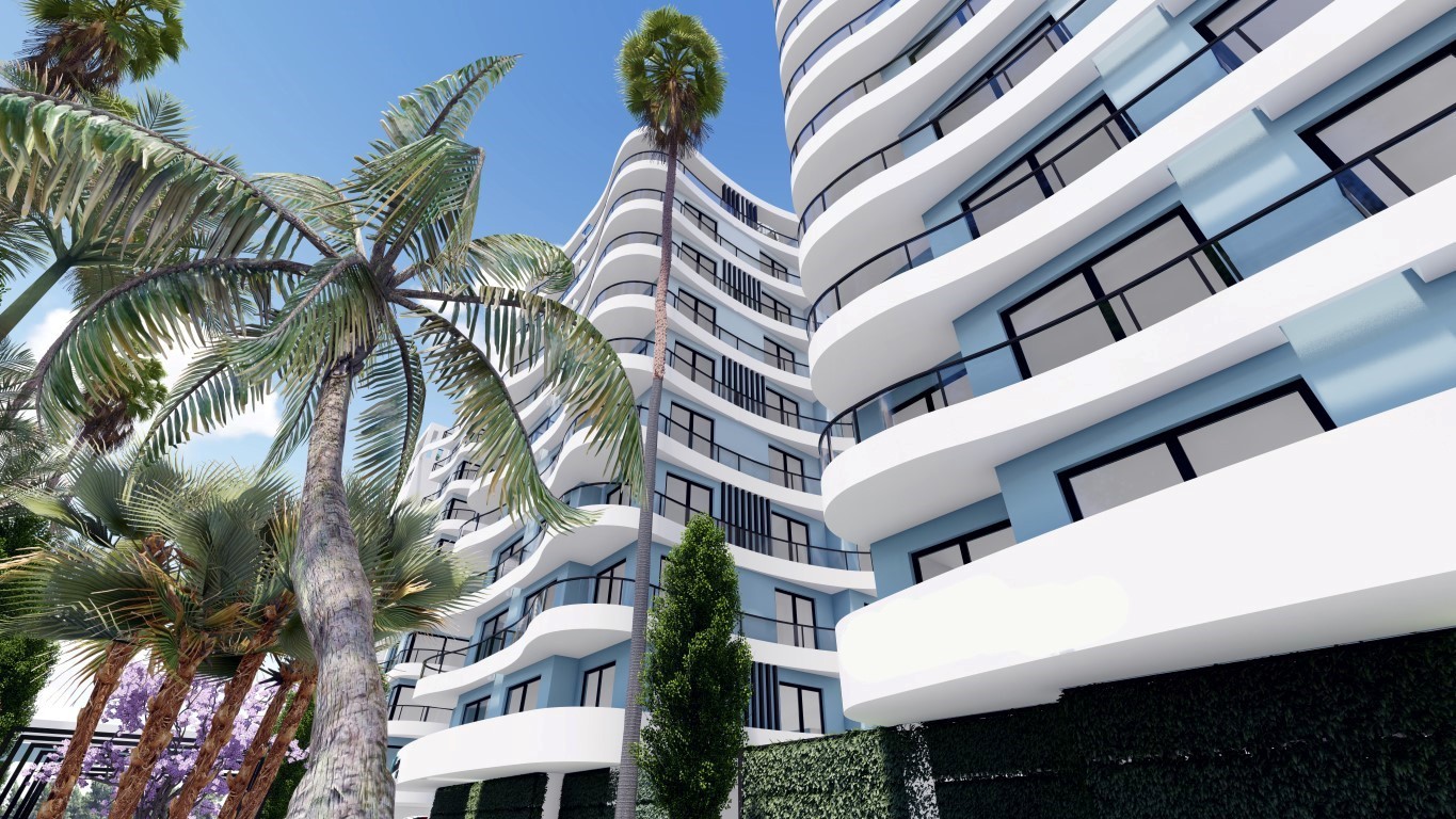 New high-rise residential complex in Northern Cyprus, with 2+1 and 3+1 apartments, Tatlisu district - Фото 27