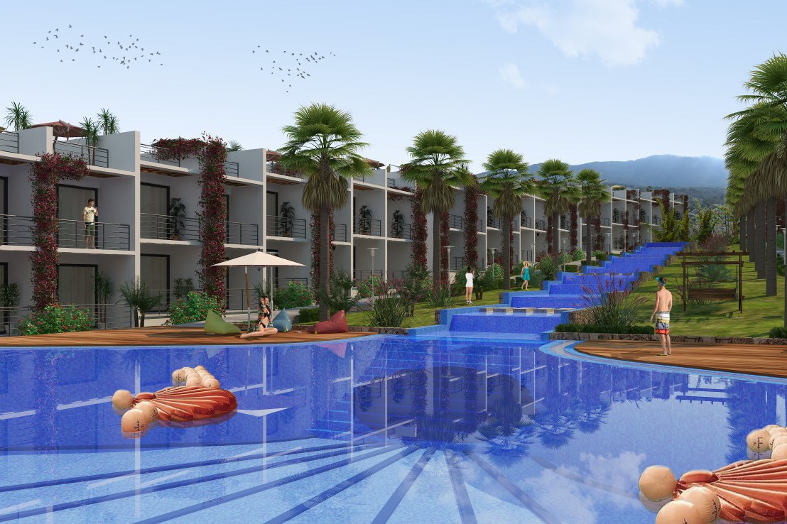 New project in Northern Cyprus elite class apartment floor plan 35 m2 - Фото 11