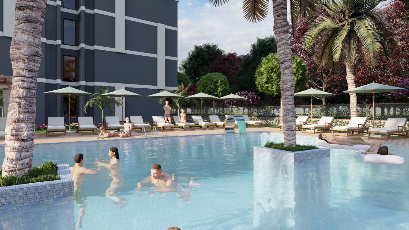 New project with one bedroom apartments in Teje, Mersin - Фото 7