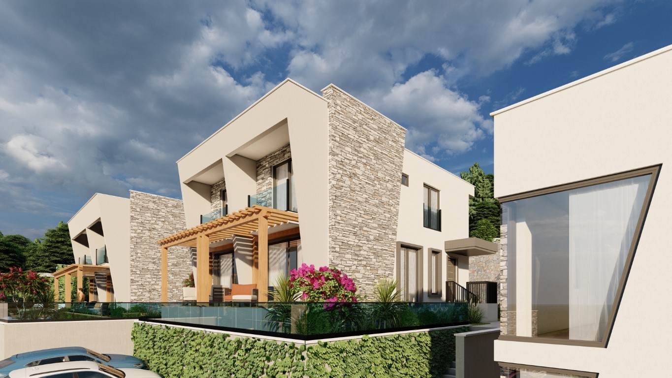 Complex villas planning 2+1, 3+1, 4+1 in Bodrum, with own pool - Фото 5