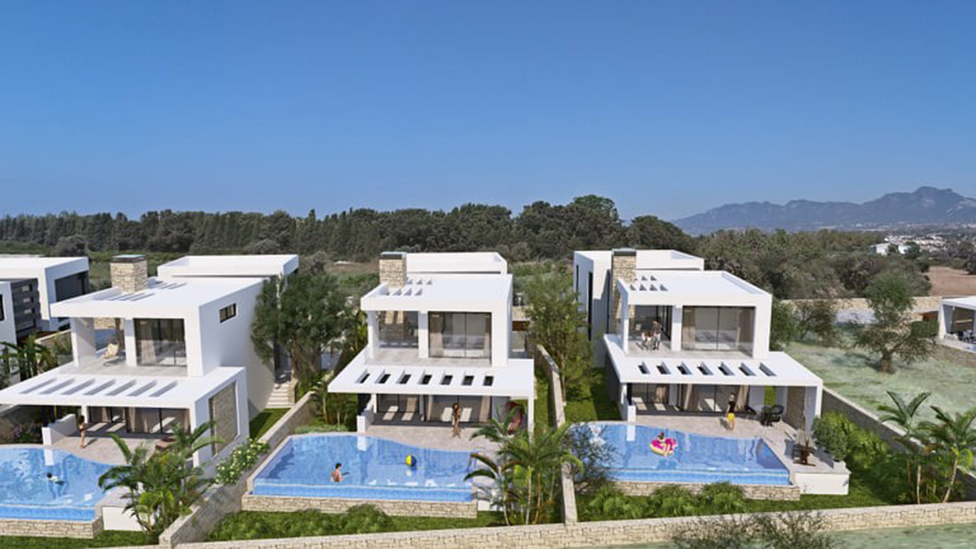 Villa complex with private pool in Northern Cyprus, 500 m from the beach - Foto 4