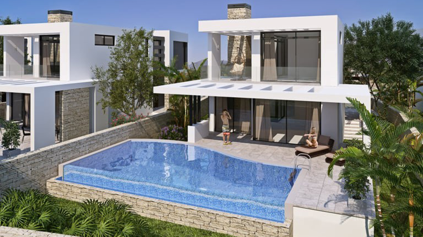 Villa complex with private pool in Northern Cyprus, 500 m from the beach - Foto 7