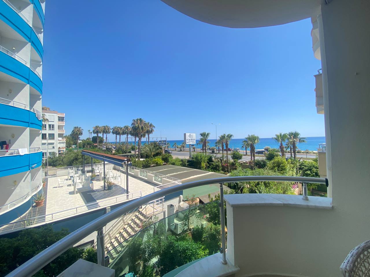 One bedroom apartment with sea view in the area of Tosmur, to the beach 50 m - Фото 19